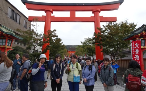 ☆ツアー報告　その１☆ 京都トレイル①伏見稲荷～南禅寺　10月20日（土）